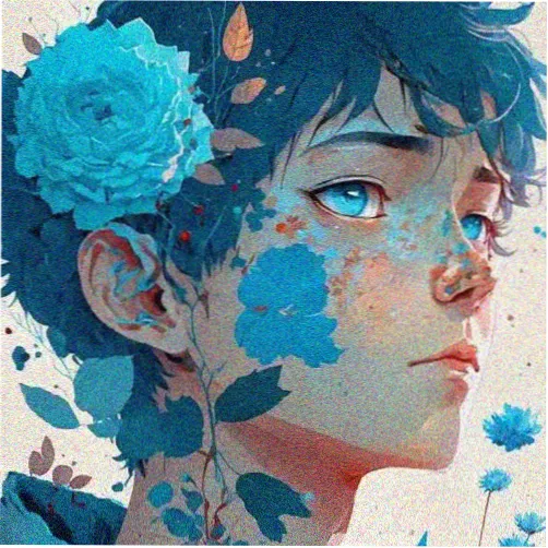 静默侧翼原型头像插画